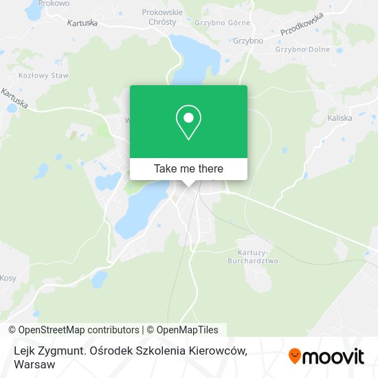 Lejk Zygmunt. Ośrodek Szkolenia Kierowców map