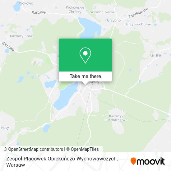 Zespół Placówek Opiekuńczo Wychowawczych map