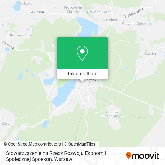 Stowarzyszenie na Rzecz Rozwoju Ekonomii Społecznej Spoekon map