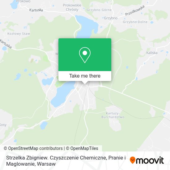 Strzelka Zbigniew. Czyszczenie Chemiczne, Pranie i Maglowanie map