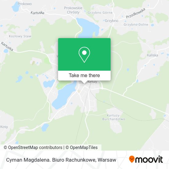 Cyman Magdalena. Biuro Rachunkowe map