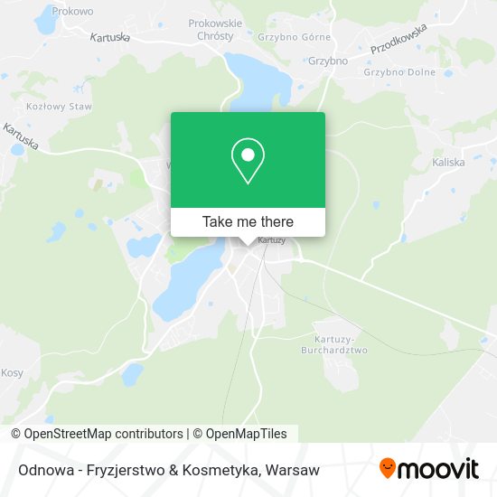 Odnowa - Fryzjerstwo & Kosmetyka map