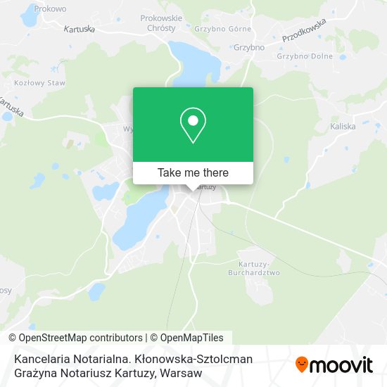 Kancelaria Notarialna. Kłonowska-Sztolcman Grażyna Notariusz Kartuzy map