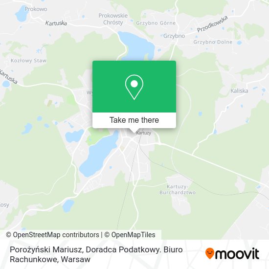 Porożyński Mariusz, Doradca Podatkowy. Biuro Rachunkowe map