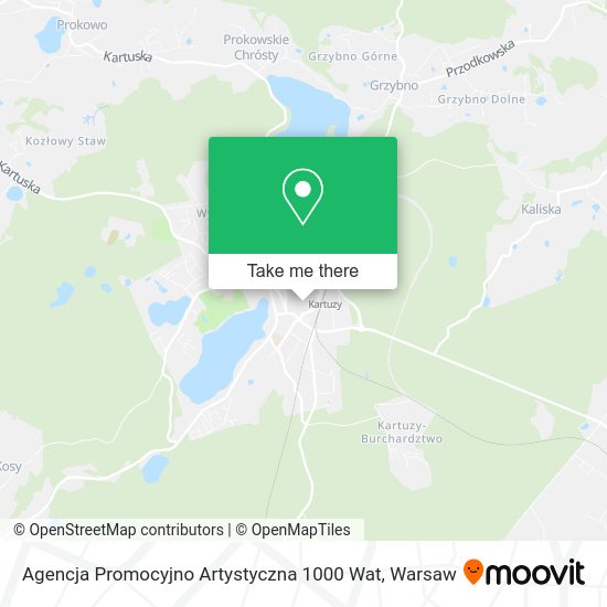 Agencja Promocyjno Artystyczna 1000 Wat map