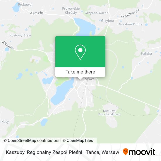 Kaszuby. Regionalny Zespół Pieśni i Tańca map