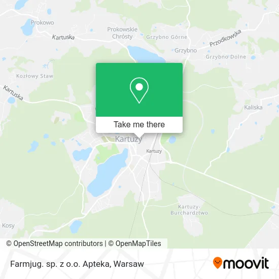 Карта Farmjug. sp. z o.o. Apteka