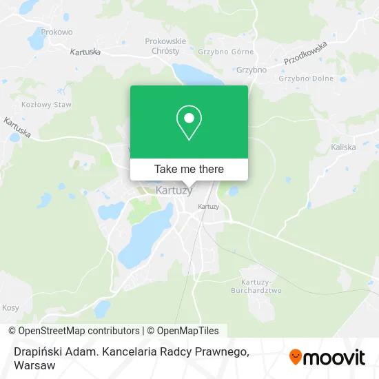 Drapiński Adam. Kancelaria Radcy Prawnego map