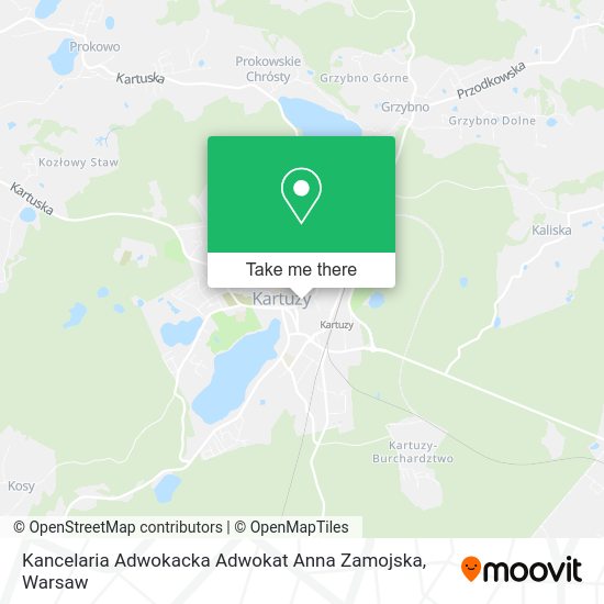 Карта Kancelaria Adwokacka Adwokat Anna Zamojska