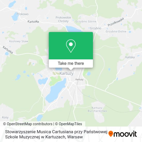 Stowarzyszenie Musica Cartusiana przy Państwowej Szkole Muzycznej w Kartuzach map