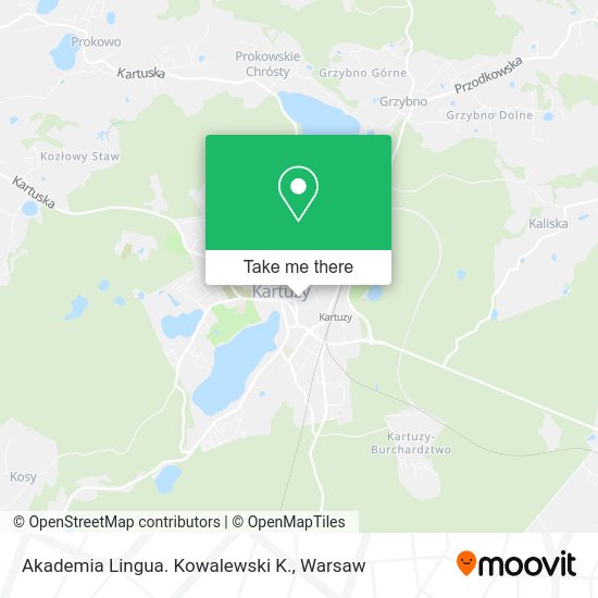 Akademia Lingua. Kowalewski K. map