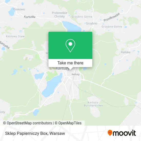 Карта Sklep Papierniczy Box