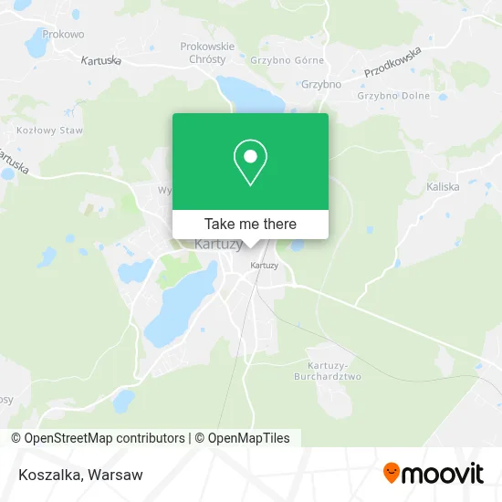 Koszalka map