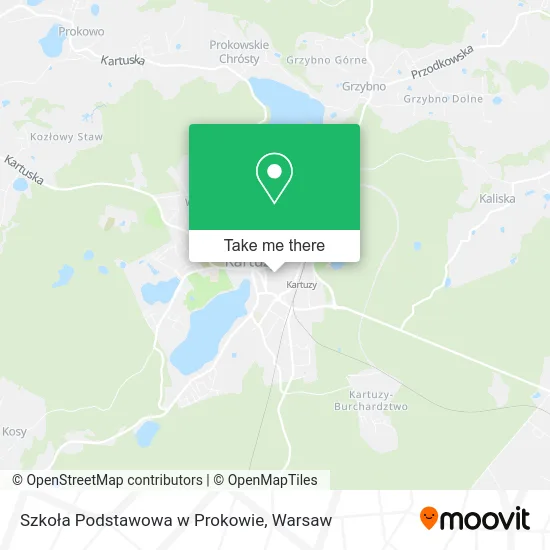 Карта Szkoła Podstawowa w Prokowie