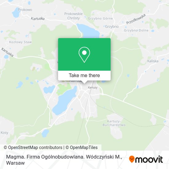 Magma. Firma Ogólnobudowlana. Wódczyński M. map