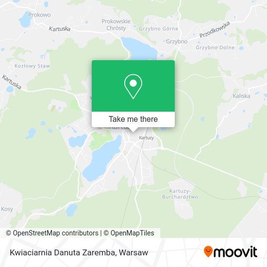 Kwiaciarnia Danuta Zaremba map