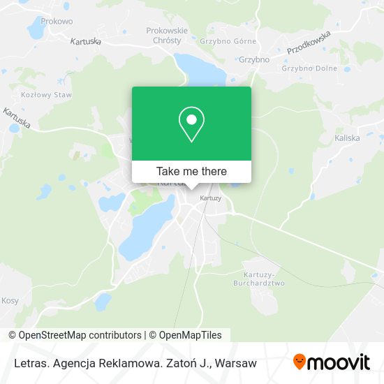 Letras. Agencja Reklamowa. Zatoń J. map