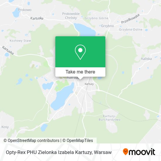 Opty-Rex PHU Zielonka Izabela Kartuzy map