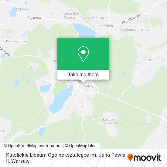 Katolickie Liceum Ogólnokształcące im. Jana Pawła II map