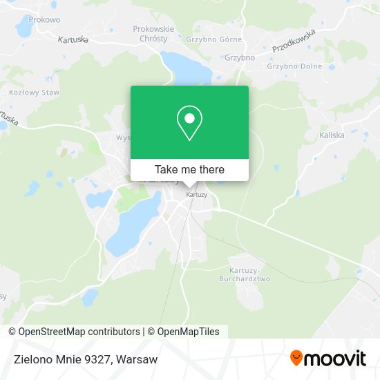 Zielono Mnie 9327 map