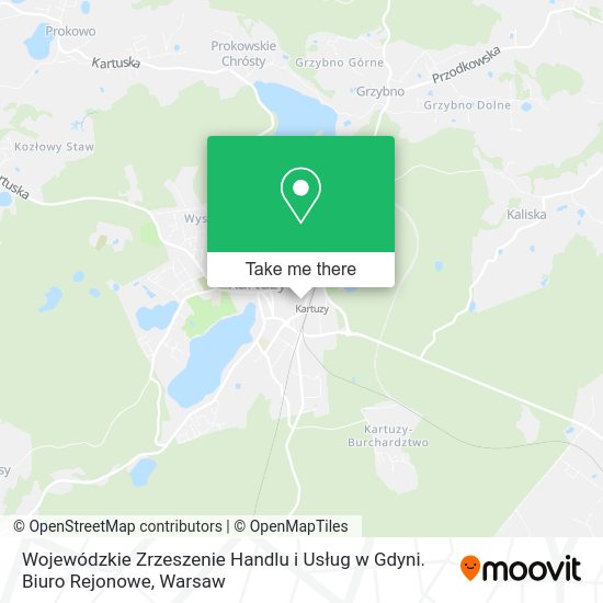 Wojewódzkie Zrzeszenie Handlu i Usług w Gdyni. Biuro Rejonowe map