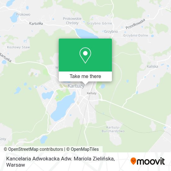 Kancelaria Adwokacka Adw. Mariola Zielińska map