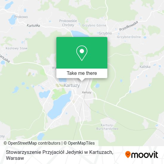 Stowarzyszenie Przyjaciół Jedynki w Kartuzach map