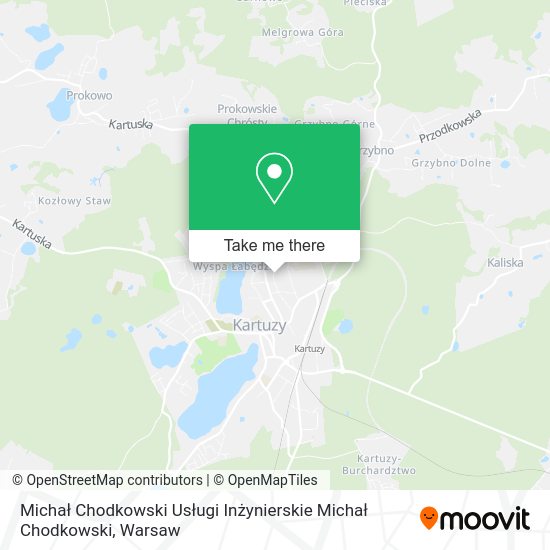 Michał Chodkowski Usługi Inżynierskie Michał Chodkowski map