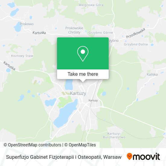 Superfizjo Gabinet Fizjoterapii i Osteopatii map