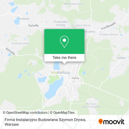 Firma Instalacyjno Budowlana Szymon Drywa map