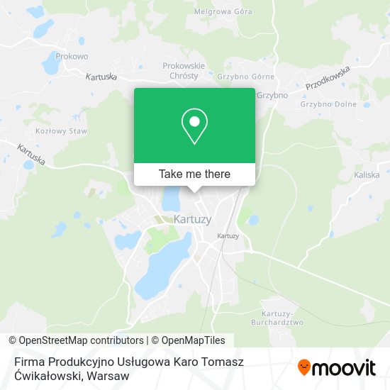 Firma Produkcyjno Usługowa Karo Tomasz Ćwikałowski map