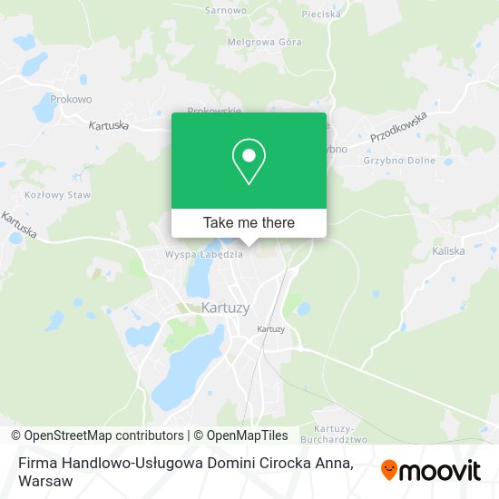 Firma Handlowo-Usługowa Domini Cirocka Anna map