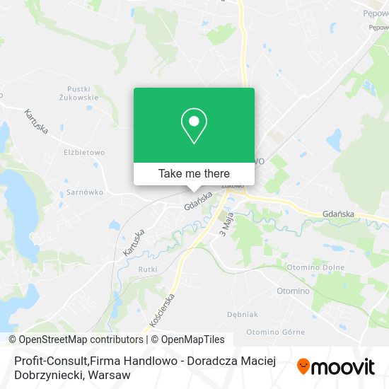 Profit-Consult,Firma Handlowo - Doradcza Maciej Dobrzyniecki map