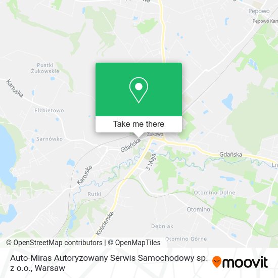 Auto-Miras Autoryzowany Serwis Samochodowy sp. z o.o. map