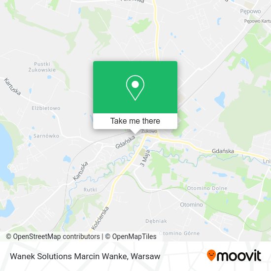 Wanek Solutions Marcin Wanke map