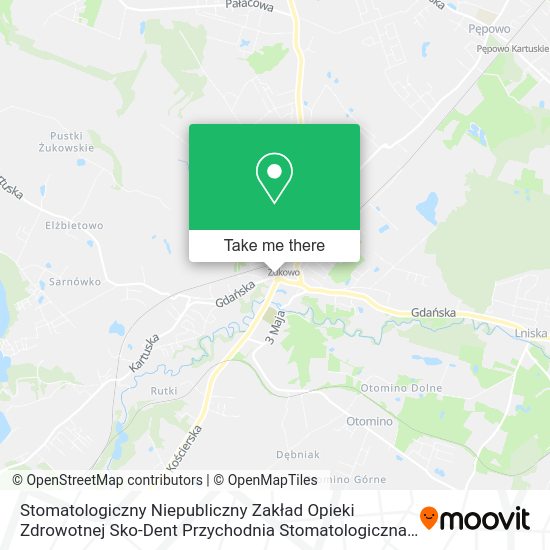 Stomatologiczny Niepubliczny Zakład Opieki Zdrowotnej Sko-Dent Przychodnia Stomatologiczna map