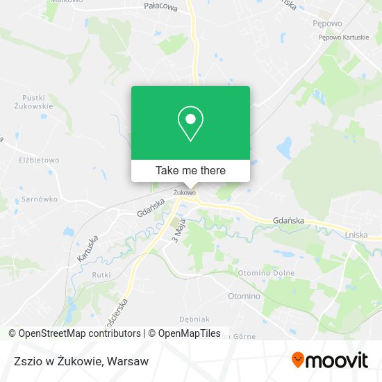 Zszio w Żukowie map