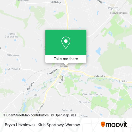 Bryza Uczniowski Klub Sportowy map