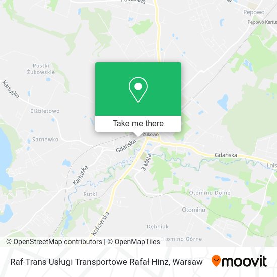 Raf-Trans Usługi Transportowe Rafał Hinz map