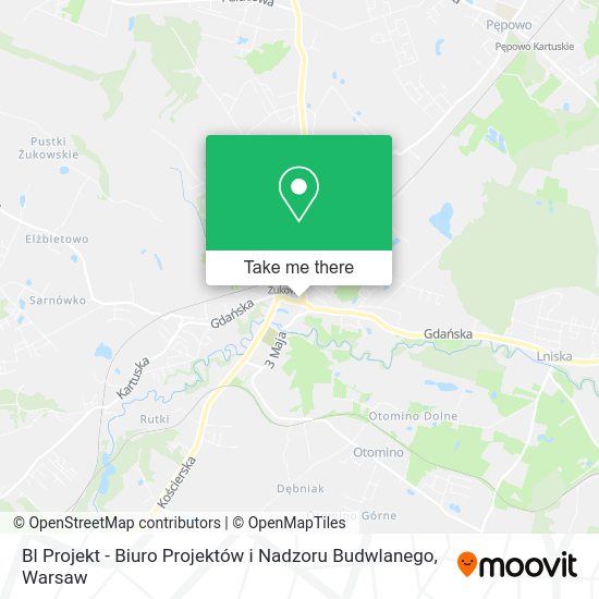 Bl Projekt - Biuro Projektów i Nadzoru Budwlanego map