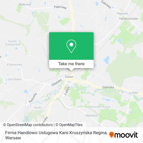 Firma Handlowo Usługowa Karo Kruszyńska Regina map