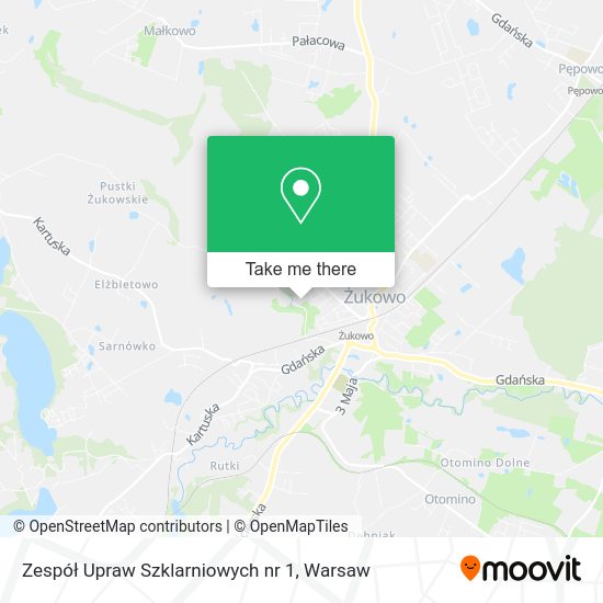 Zespół Upraw Szklarniowych nr 1 map