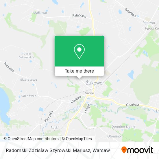 Radomski Zdzisław Szyrowski Mariusz map