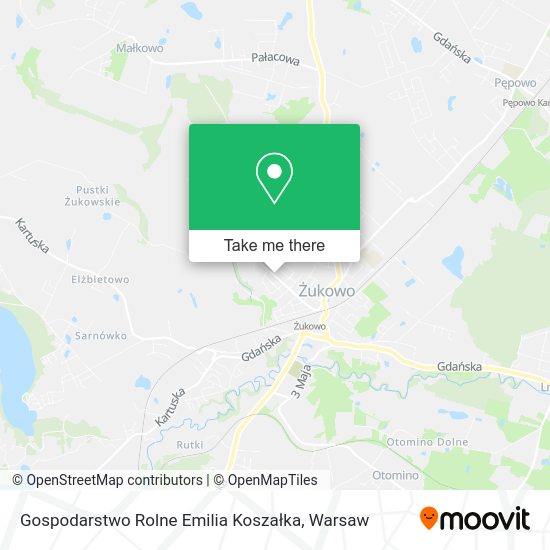 Gospodarstwo Rolne Emilia Koszałka map