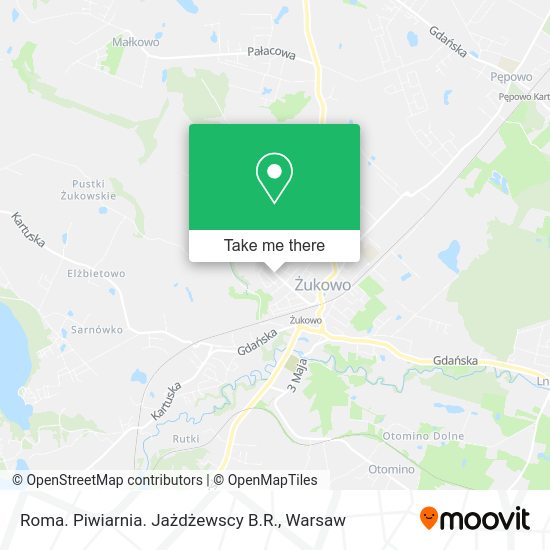 Roma. Piwiarnia. Jażdżewscy B.R. map