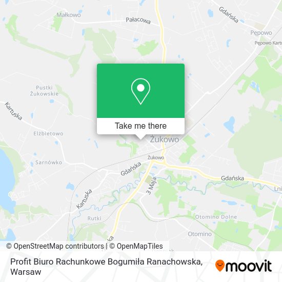 Profit Biuro Rachunkowe Bogumiła Ranachowska map