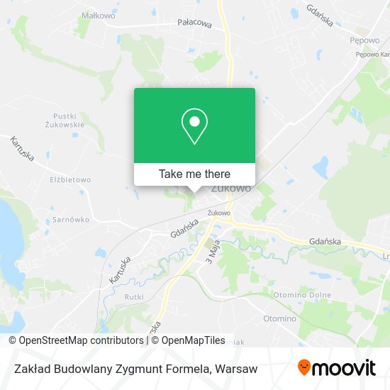 Zakład Budowlany Zygmunt Formela map