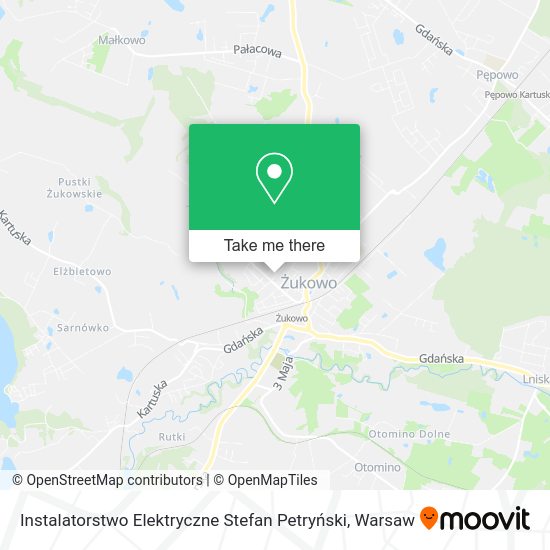 Instalatorstwo Elektryczne Stefan Petryński map