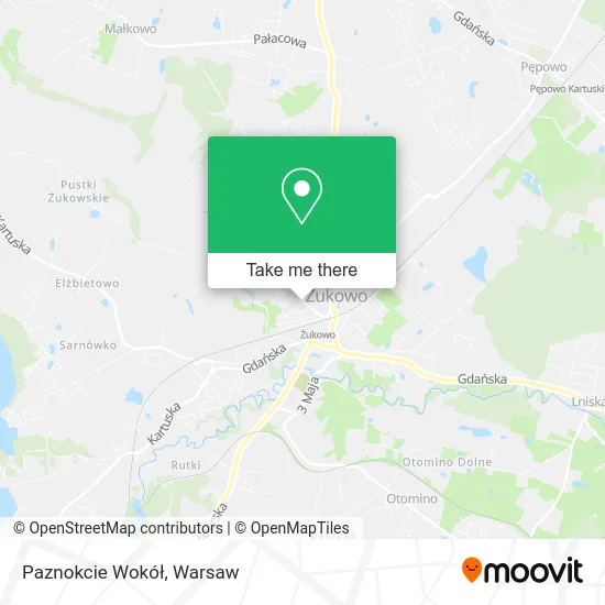 Карта Paznokcie Wokół