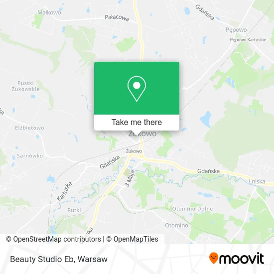 Карта Beauty Studio Eb